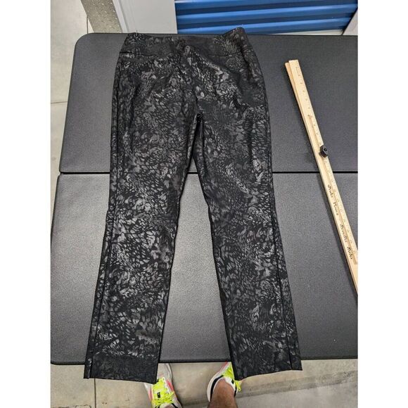 Nic + Zoe Black Animal Print Leggings - Picture 4 of 7